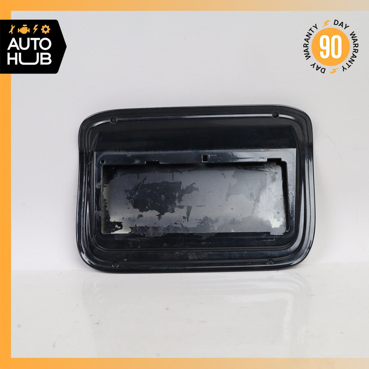 11-16 BMW F10 ActiveHybrid 5 Fuel Gas Tank Filler Lid Door Black OEM - photo 7