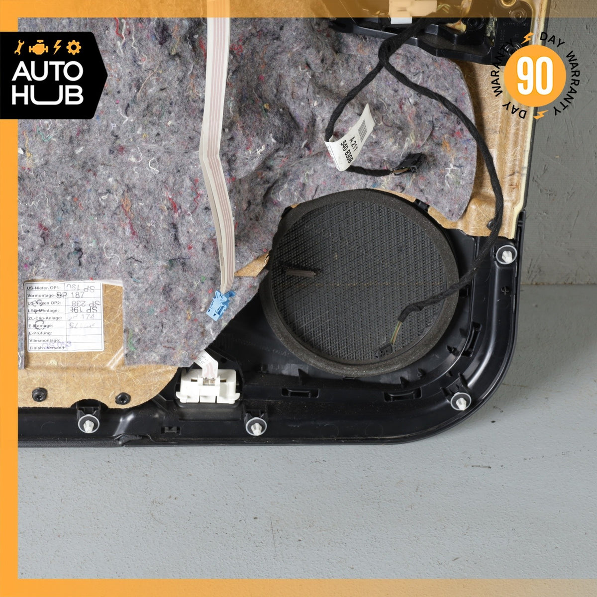 03-06 Mercedes W211 E320 E500 Interior Door Panel Front Right Side Black OEM - photo 18