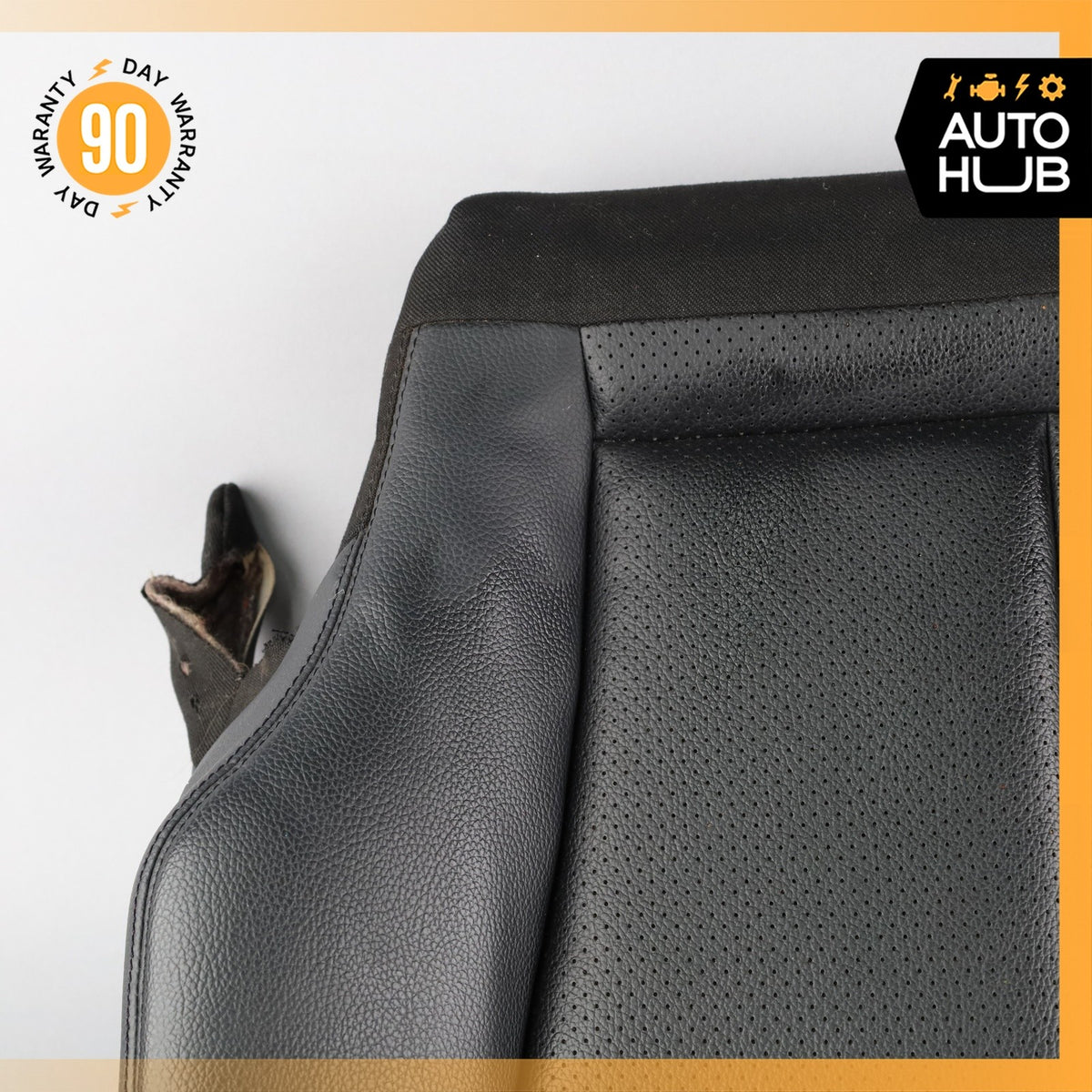 07-09 Mercedes W211 E320 E550 Front Right Bottom Lower Seat Cushion Black OEM - photo 2