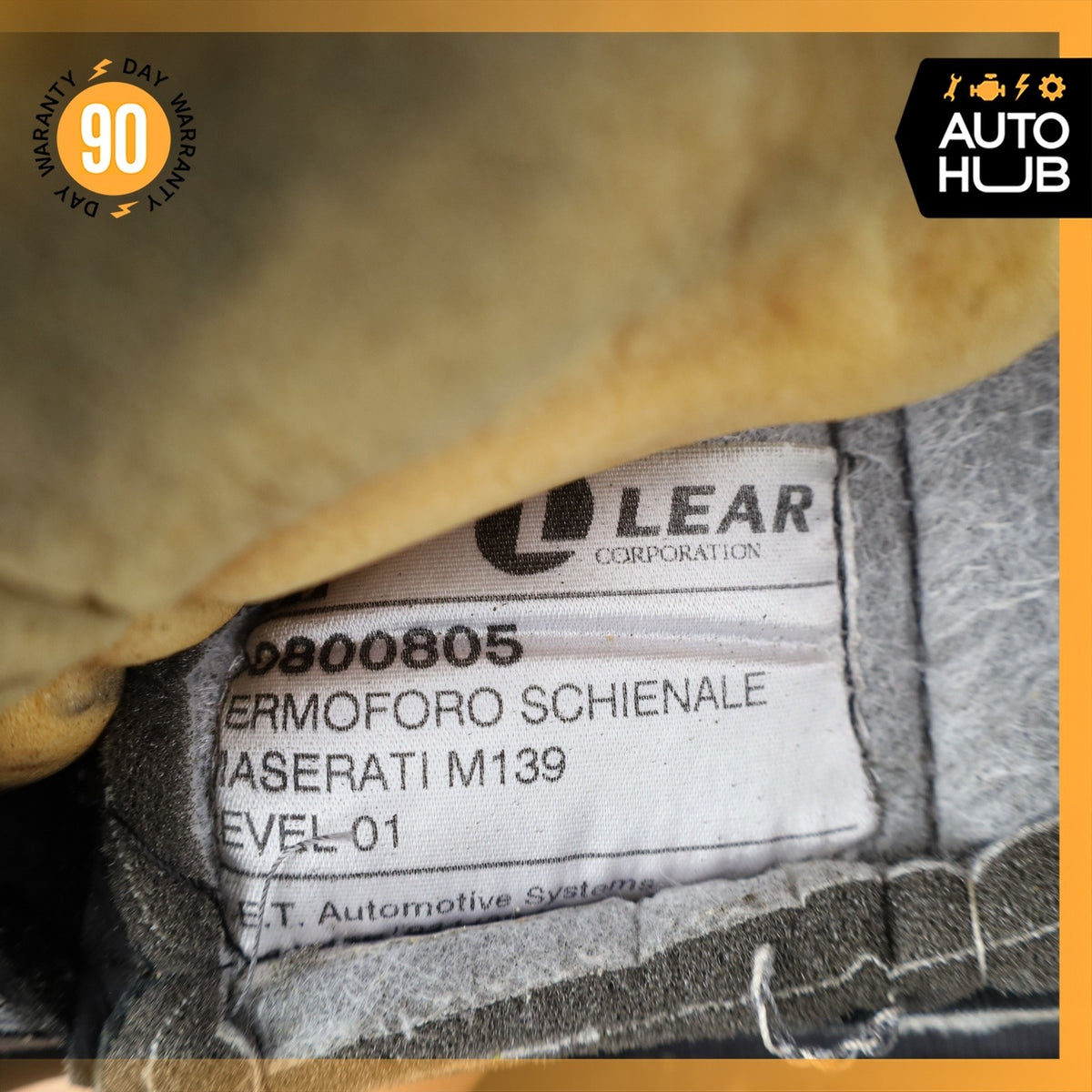 03-08 Maserati Quattroporte M139 Front Left Side Top Upper Seat Cushion OEM 55k - photo 16