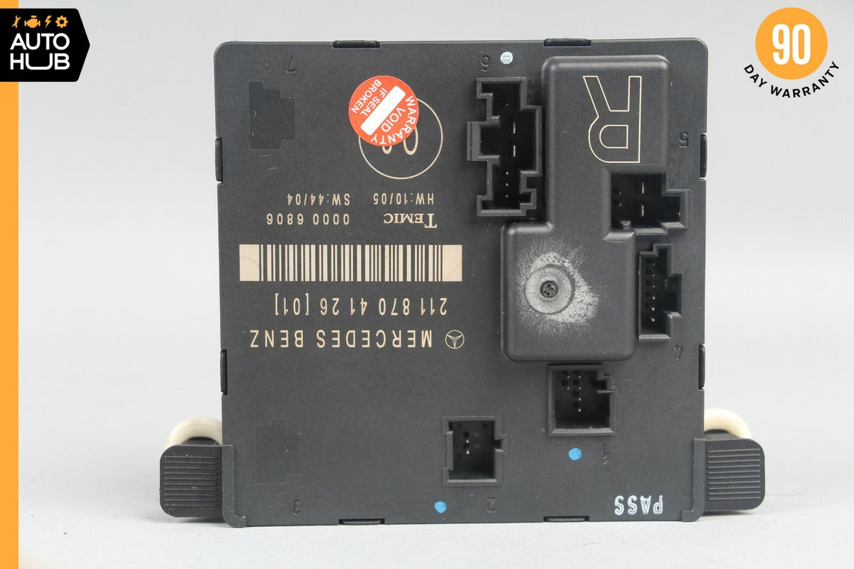 03-09 Mercedes W211 E350 E500 E550 Door Control Module Rear Right Side OEM - photo 6