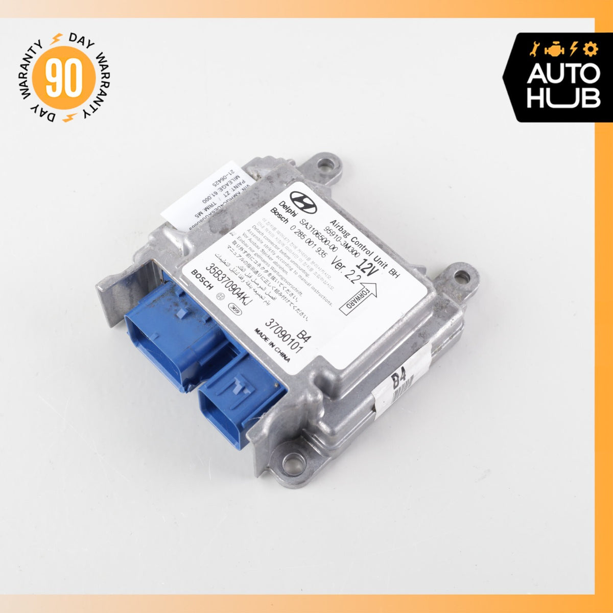09-10 Hyundai Genesis BH Airbag Sensor SRS Control Module 95910-3M300 OEM - photo 1