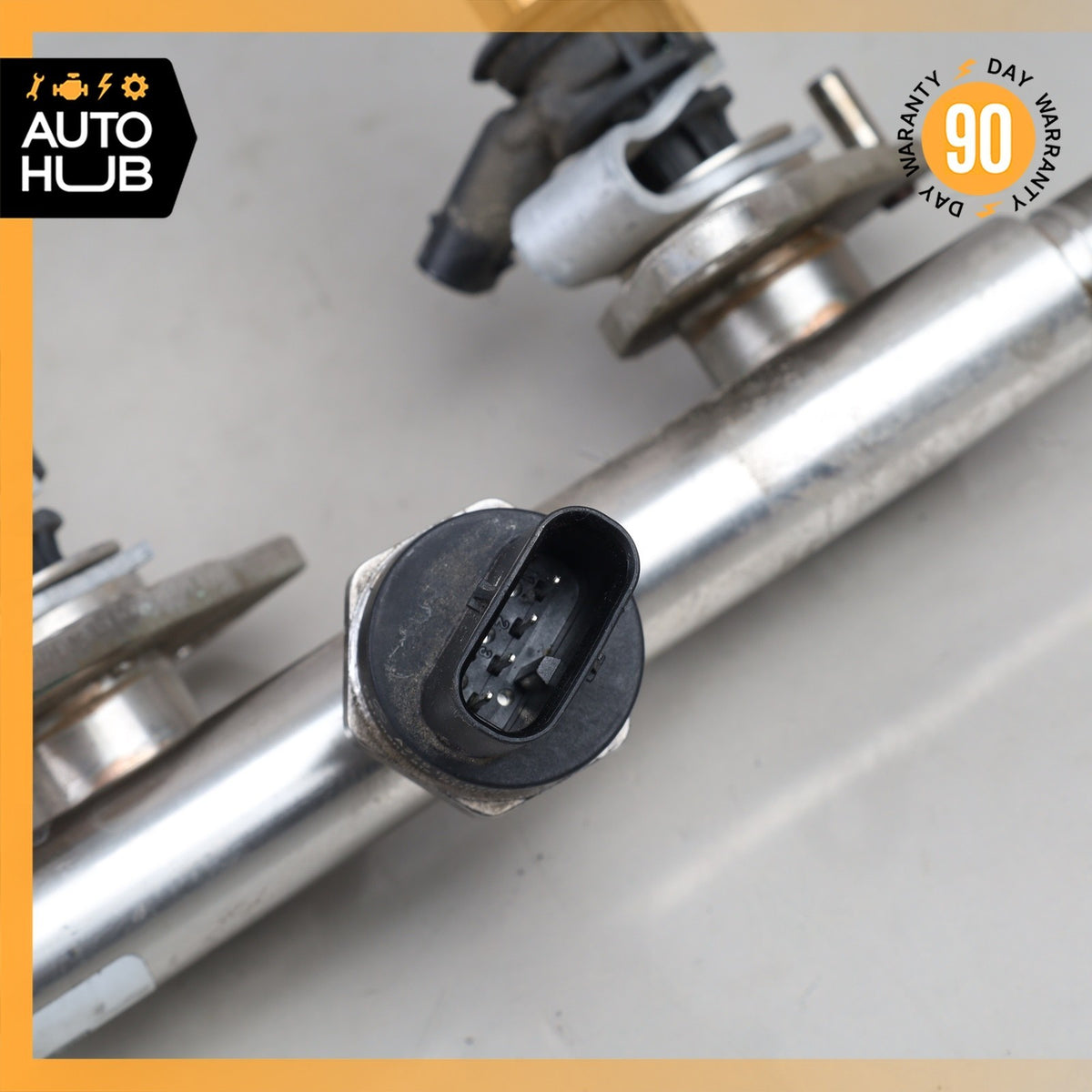 15-23 Mercedes W205 C63 AMG E300 Fuel Rail Line w/ Injectors OEM - photo 7
