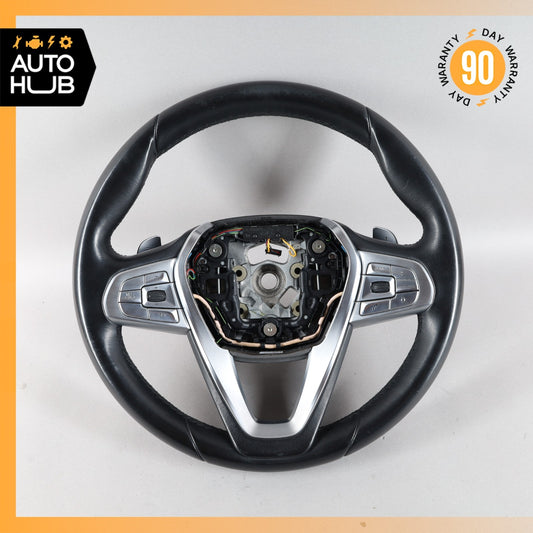 16-22 BMW G12 750Li 840i 540i Sport Steering Wheel Black 32306871732 OEM - photo 1