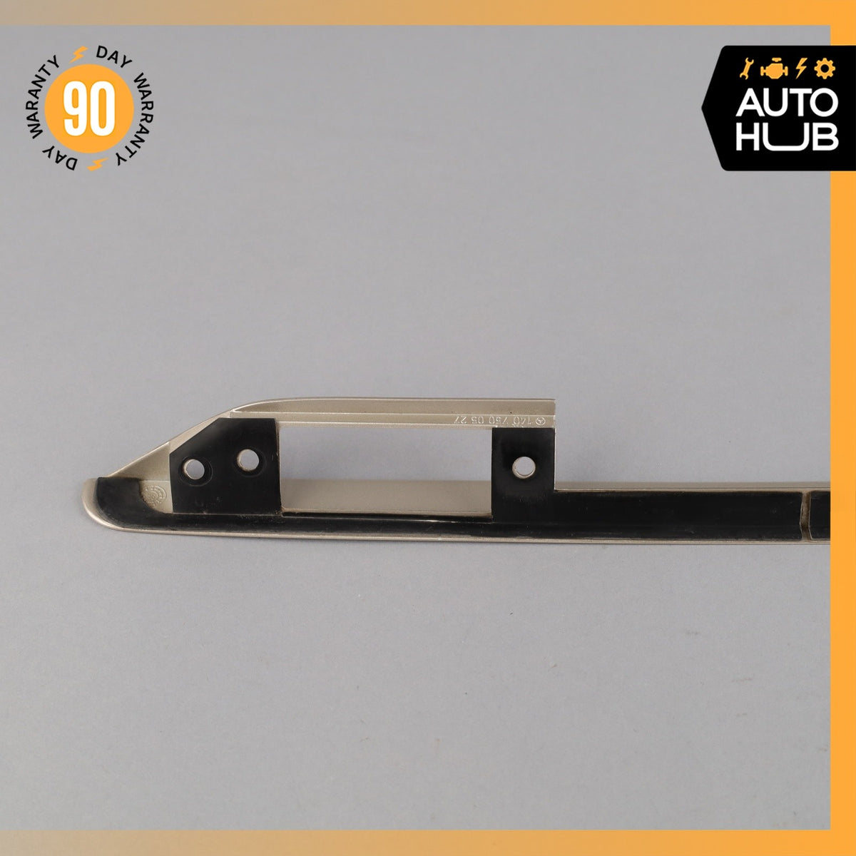93-99 Mercedes W140 CL600 S500 S600 Coupe Trunk Lid License Plate Trim Panel OEM - photo 9