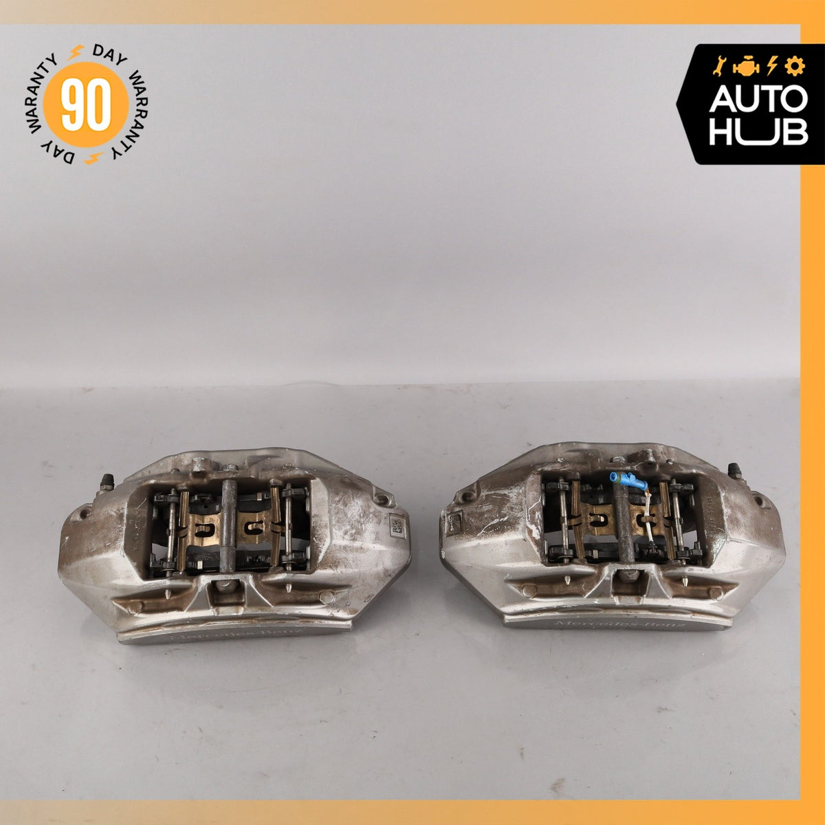 14-21 Mercedes W222 S450 S560 Front Left And Right Brake Calipers Set OEM 44k - photo 5