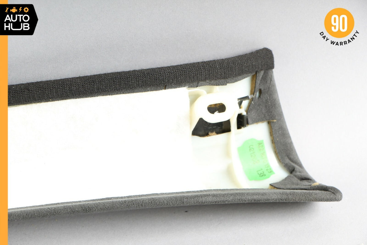 07-13 Mercedes W221 S550 S63 AMG Front Left Side A Pillar Trim Panel Suede OEM - photo 7