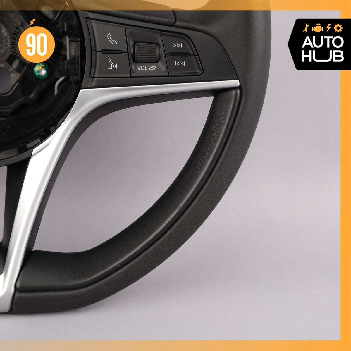 17-22 Alfa Romeo 952 Giulia Stelvio Driving Steering Wheel Flat Bottom OEM 56k - photo 6