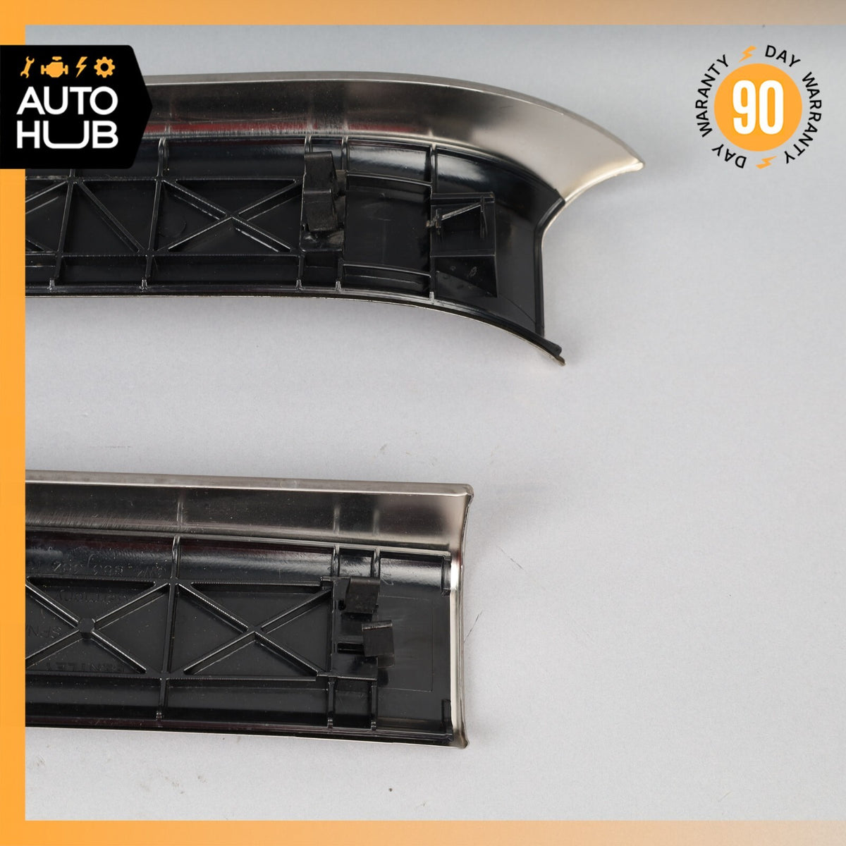 06-13 Bentley Continental Flying Spur Front Left & Right Door Step Sill Set OEM - photo 8
