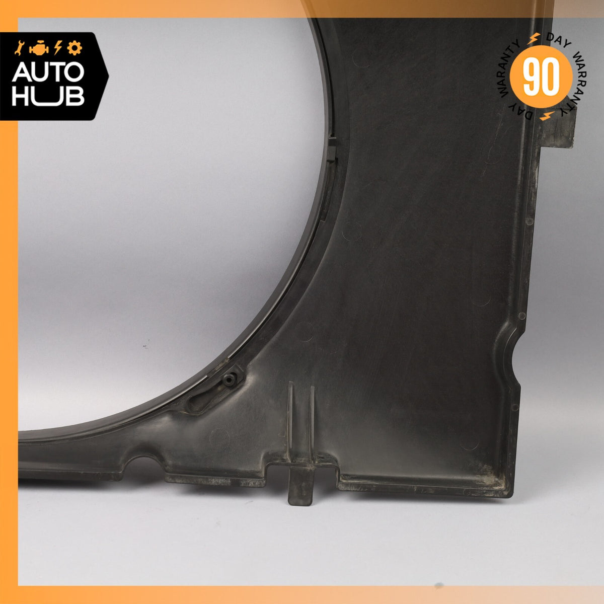95-97 Mercedes R129 SL320 3.2L M104 Engine Radiator Fan Shroud 1295051155 OEM - photo 4