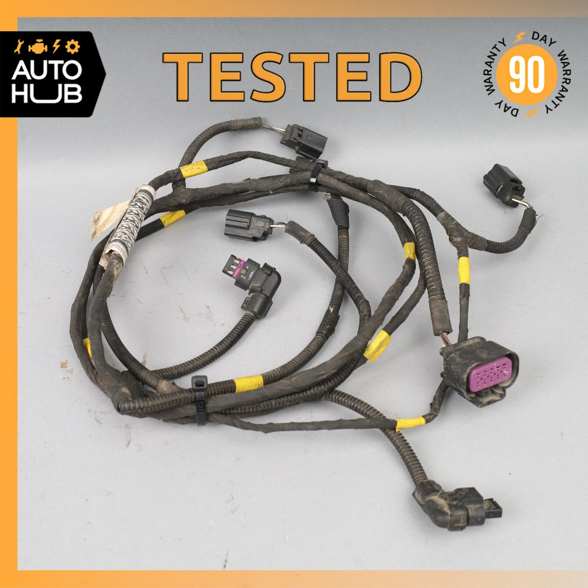 14-17 Maserati Ghibli M157 Front Bumper Parking Sensor Wire Harness PDC OEM - photo 1