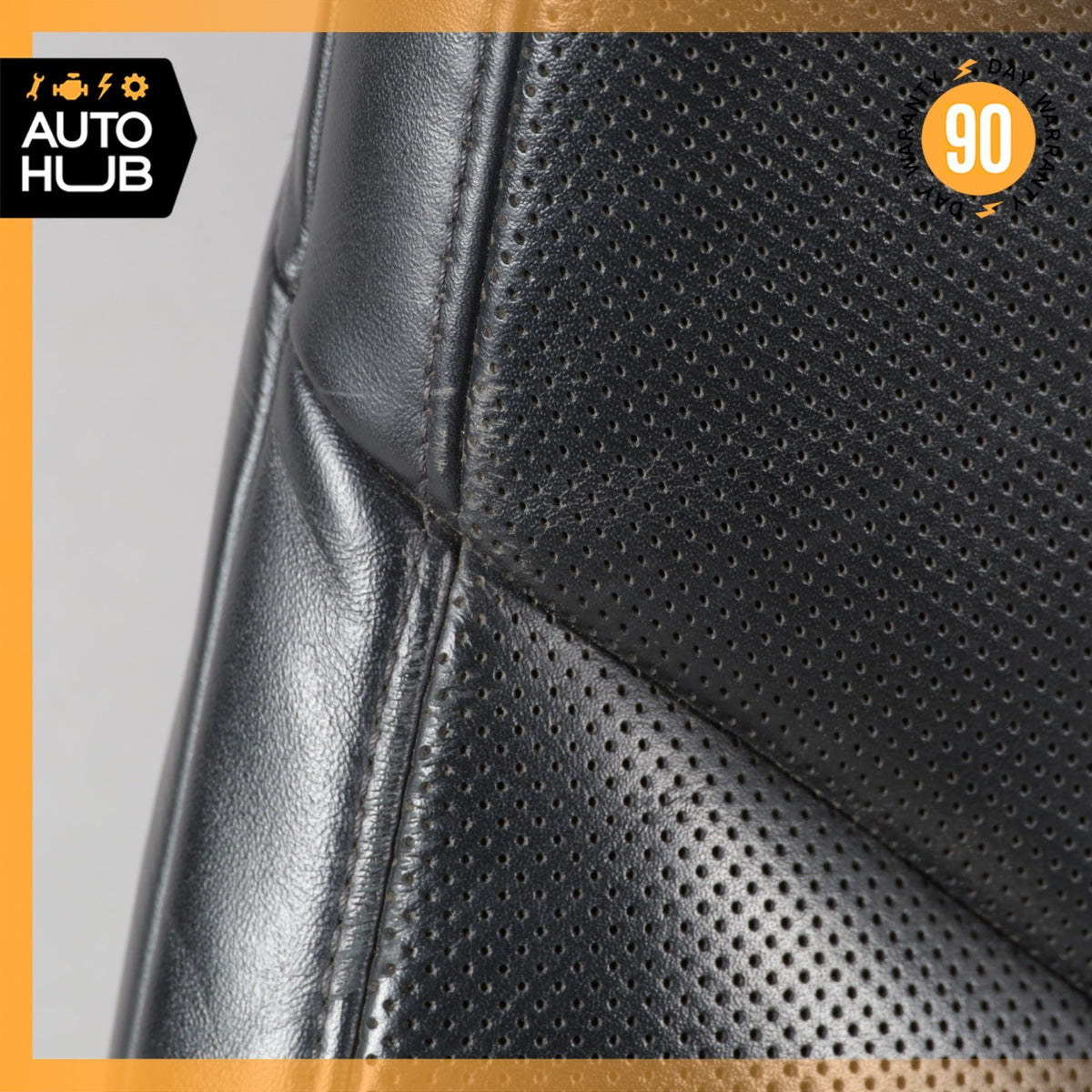 15-18 Porsche Macan S 95B Front Left Side Seat Upper Cushion Leather Black OEM - photo 12