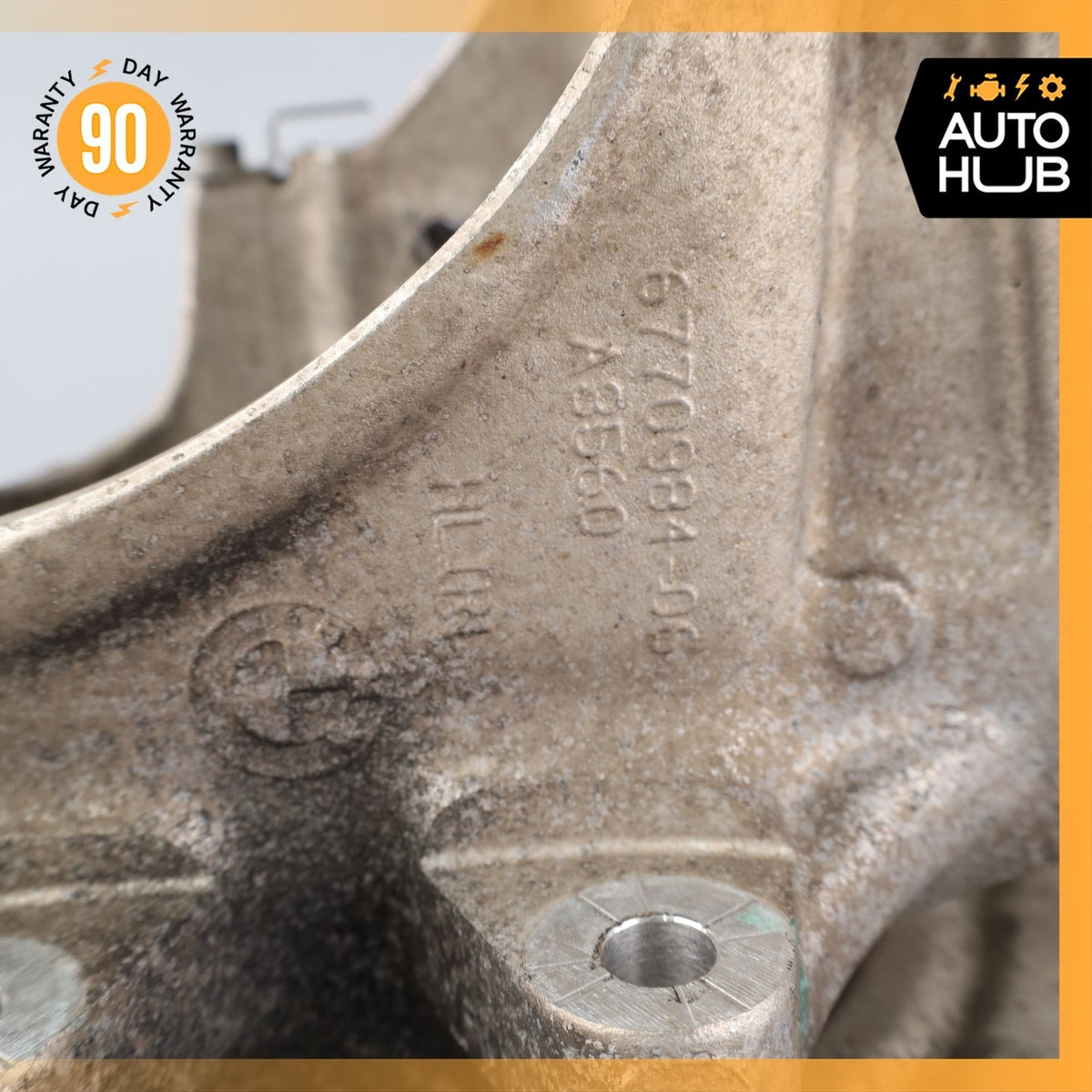 07-19 BMW E70 X5 X6 Rear Left Driver Side Spindle Knuckle Hub w/ Shield OEM - photo 16