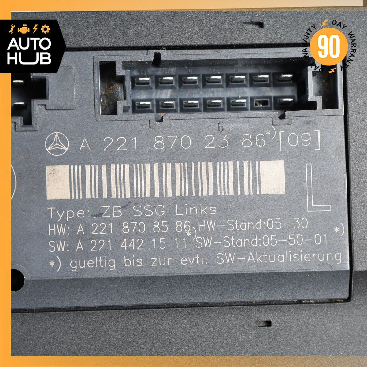 07-13 Mercedes W221 S600 S63 Front Left Driver Side Under Seat Control Unit OEM - photo 9