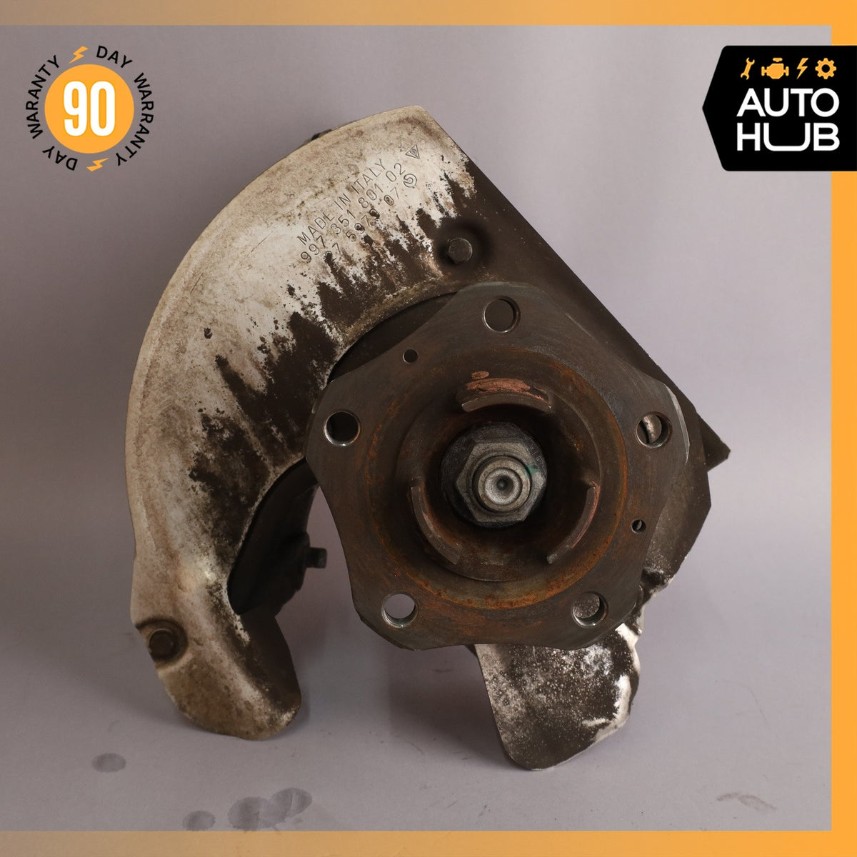 Porsche Boxster 987 Front Left Driver Spindle Knuckle Hub 99734165705 OEM - photo 2