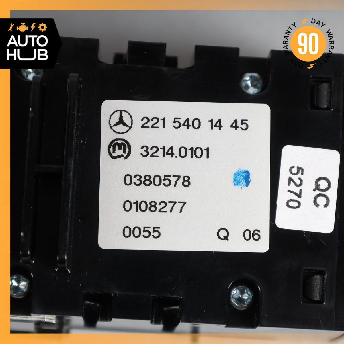 07-14 Mercedes W216 CL550 S550 S400 Electronic Parking Button Switch OEM - photo 7