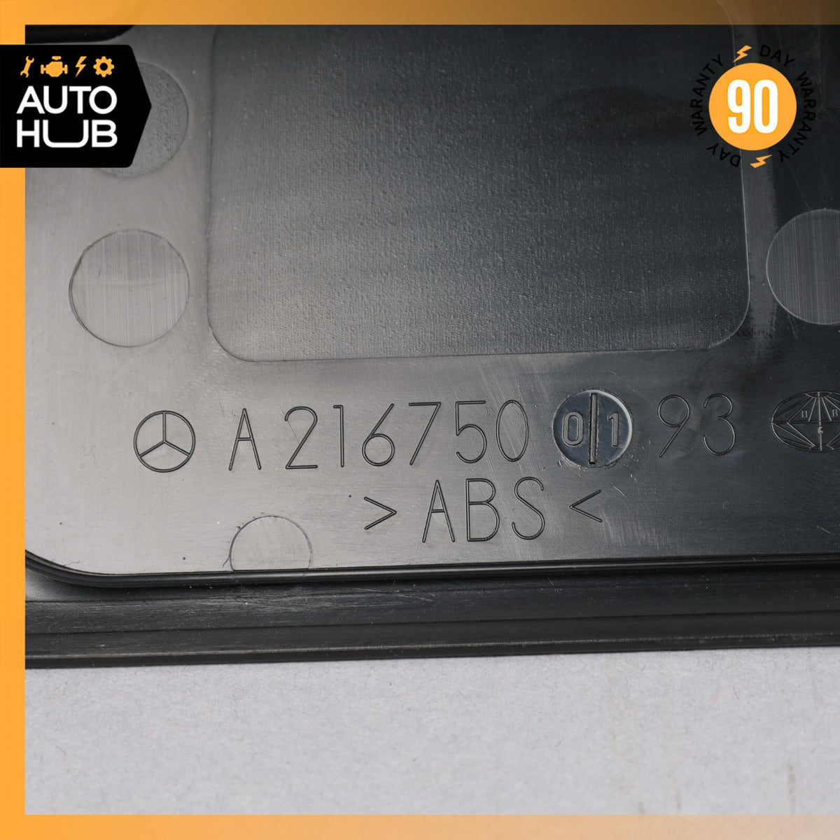 07-14 Mercedes W216 CL550 CL600 Trunk Lid Trim Panel Cover Molding Black OEM - photo 11