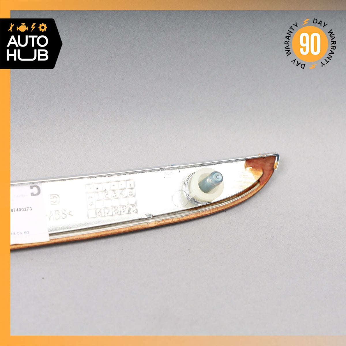 04-09 Mercedes W209 CLK500 CLK550 Rear Right Passenger Side Door Trim Wood OEM - photo 7