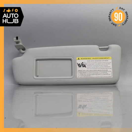 09-17 Audi 8R Q5 SQ5 Left Side Sunvisor Sun Visor Gray OEM - photo 1