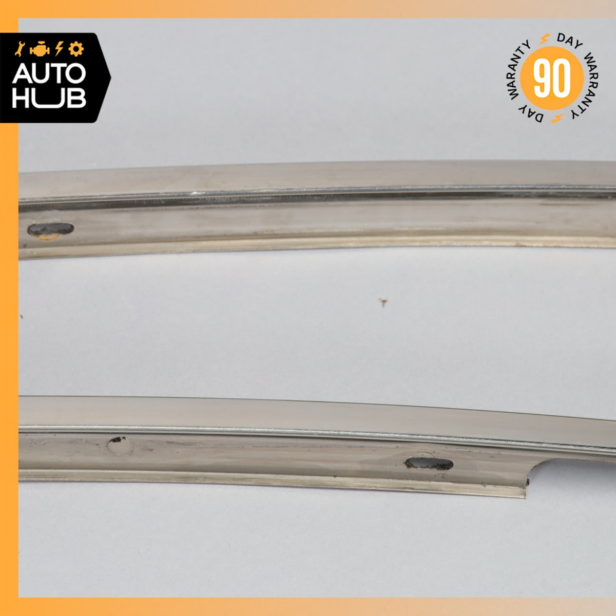 03-10 Bentley Continental GT Front Left & Right Door Window Molding Frame OEM - photo 13