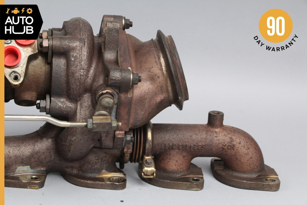 03-06 Mercedes R230 SL600 S600 Turbocharger Turbo Charger Manifold Left Side OEM - photo 5