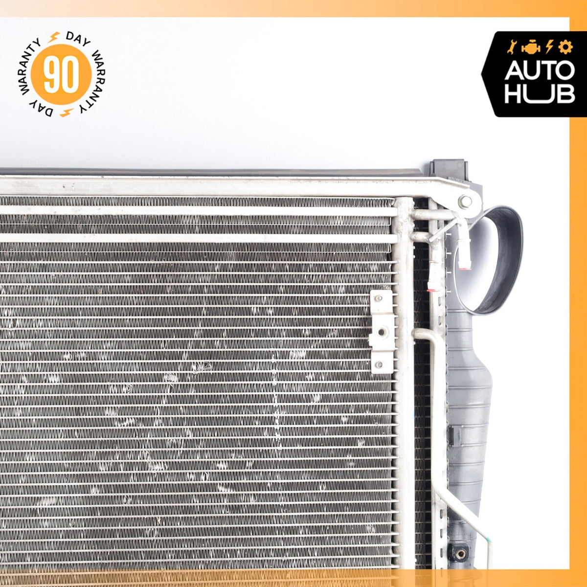 03-06 Mercedes R230 SL500 Engine Cooling Radiator AC A/C Condenser OEM - photo 9
