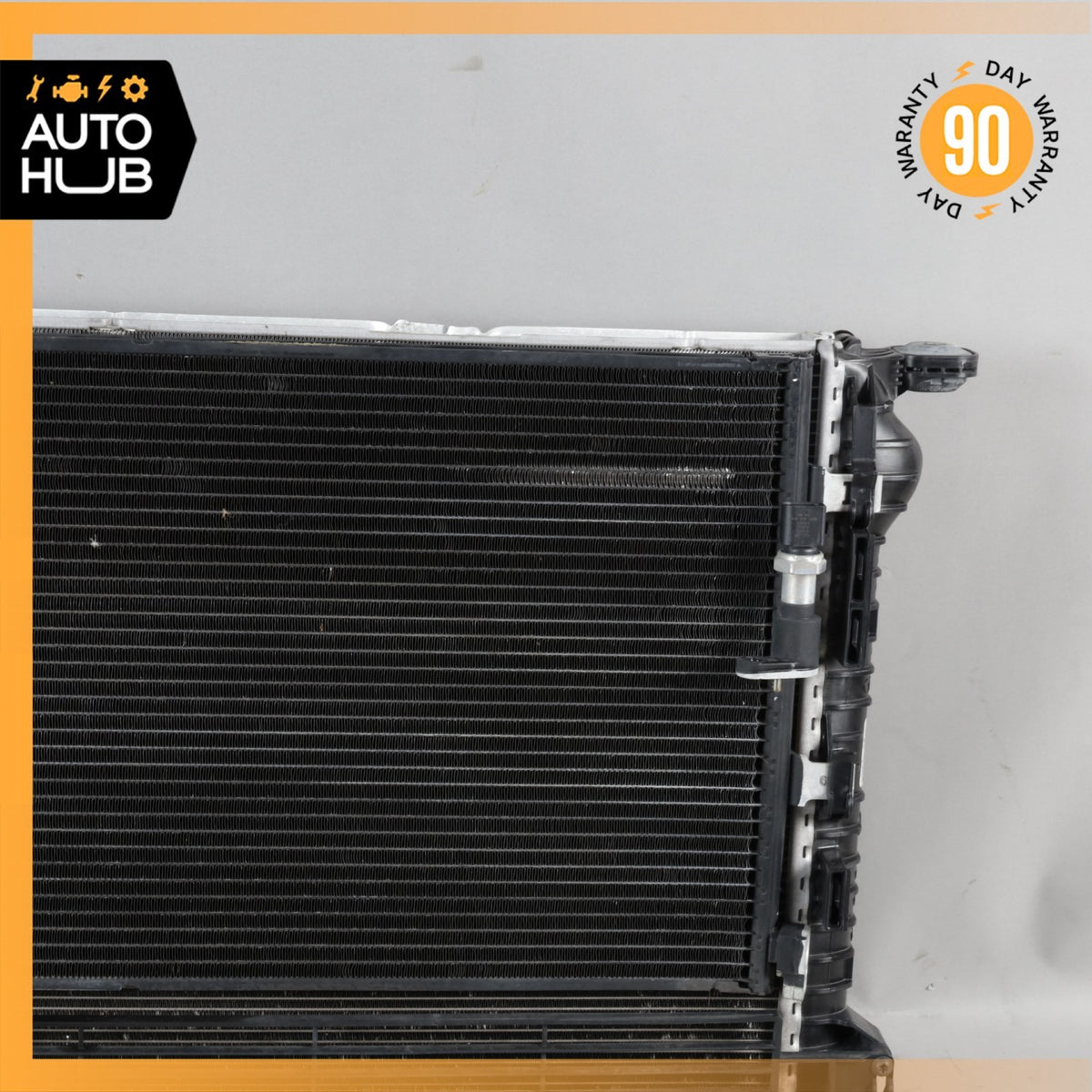 15-25 Porsche Macan 95B Engine Cooling Radiator A/C Condenser Cooler OEM - photo 3