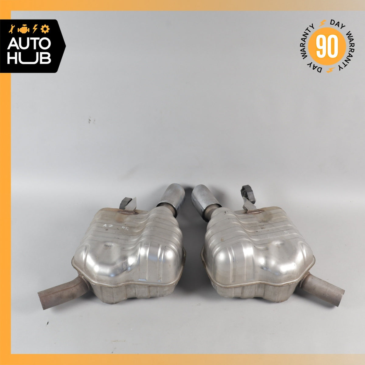 12-15 Audi 4G8  A7 A6 3.0L V6 Left & Right Exhaust Muffler Mufflers Tips OEM - photo 10