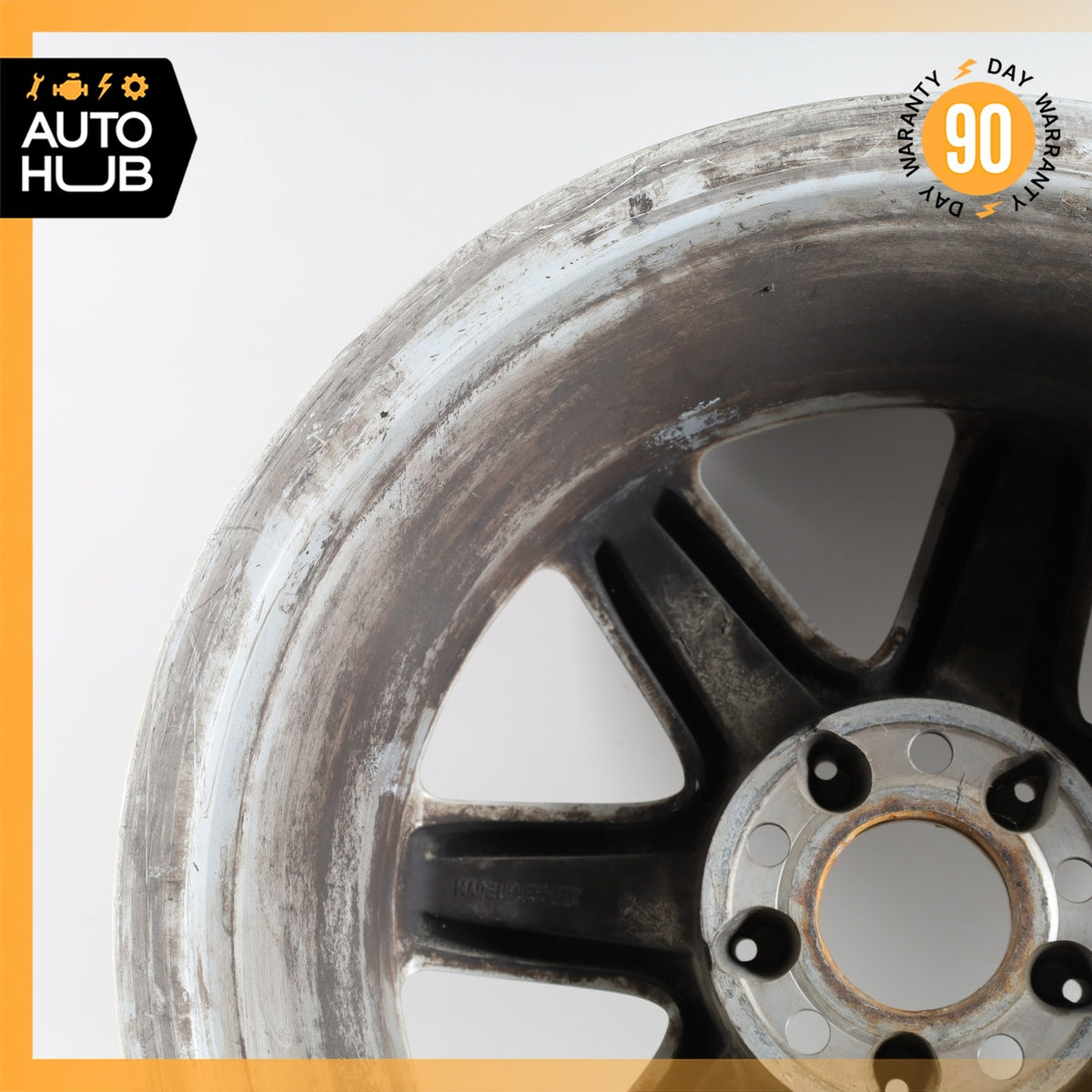 Mercedes R230 SL500 SL600 8.5 X 17 17" Wheel Rim Silver 2304010902 OEM - photo 16
