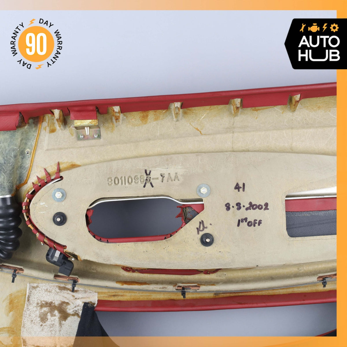 00-04 Aston Martin DB7 Vantage Front Left Driver Side Door Panel Red OEM 35k - photo 19