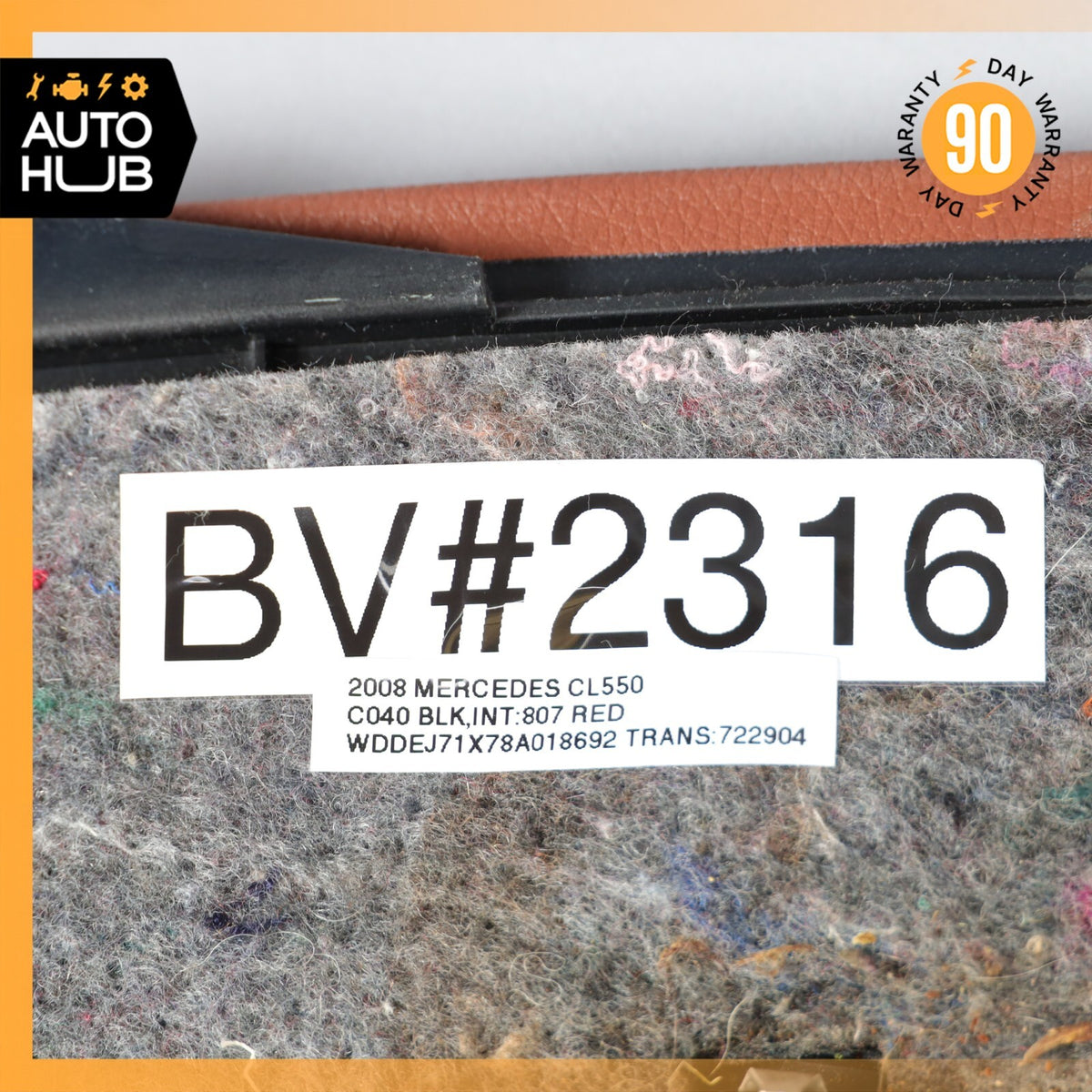 07-14 Mercedes W216 CL550 CL63 Center Console Right Side Molding Trim Cover OEM - photo 12