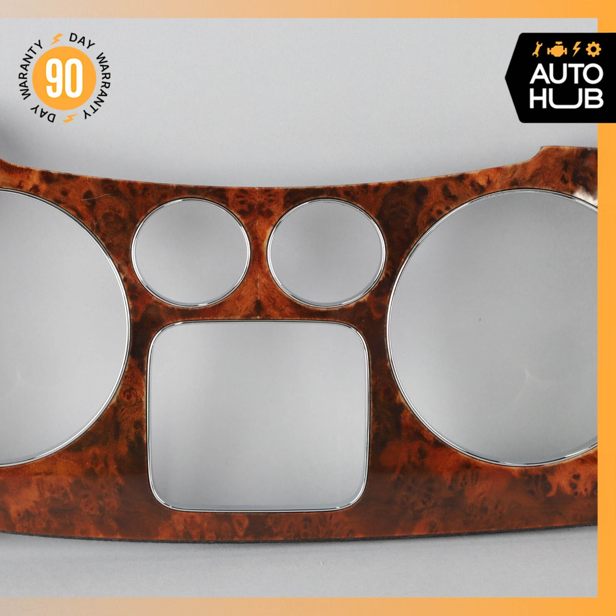 03-13 Bentley Continental GTC GT Dash Panel Speedometer Bezel Trim Wood OEM - photo 3