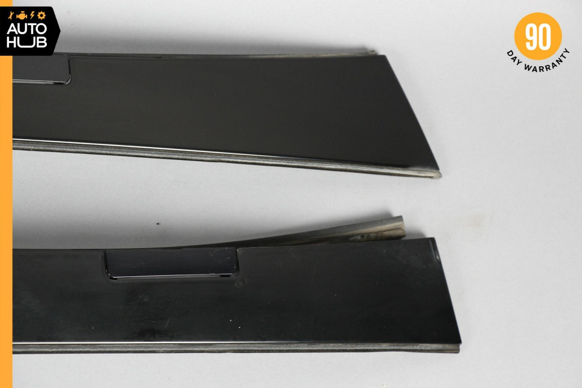 Mercedes W204 C300 C350 Exterior Roof Molding Inner Port Bag Cover Set of 2 OEM - photo 6