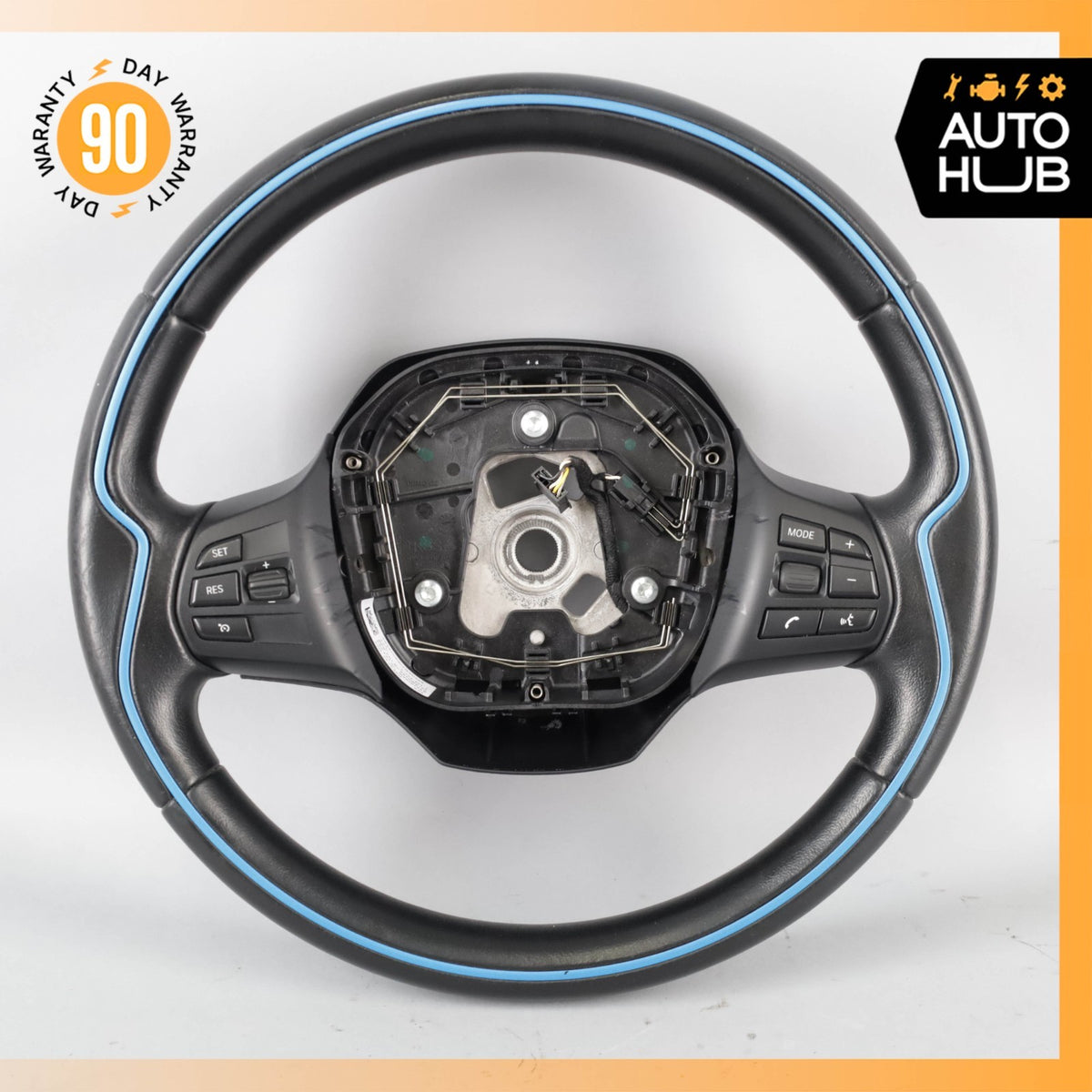 14-21 BMW i3 I01 Hybrid Steering Wheel Black 6870159 OEM - photo 1