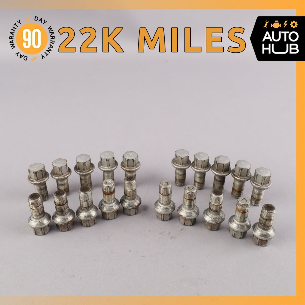 Mercedes W211 E350 E550 SL550 CLS550 Wheel Rim Lug Nut Bolt Set of 20 OEM 22k - photo 1
