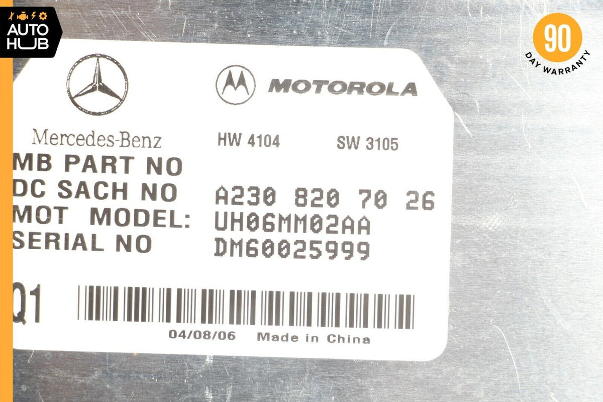 06-12 Mercedes W211 E350 SL550 Communication Control Module 2308207026 OEM - photo 7