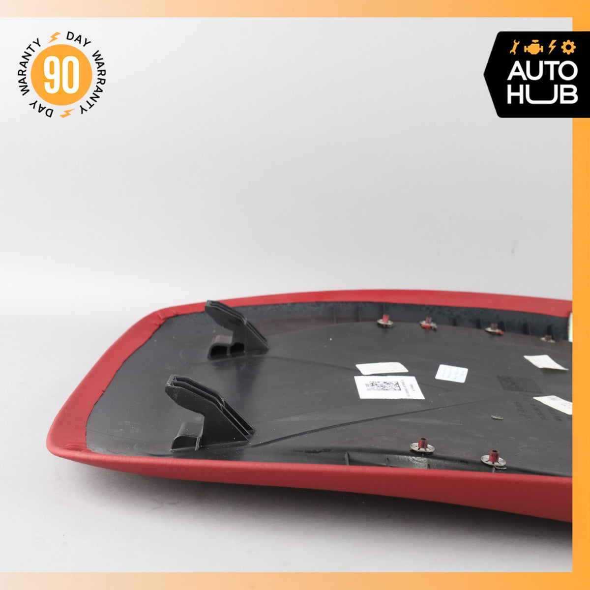 17-24 Maserati Levante M161 Sport Back Panel Seat Cover Front Left Side Red OEM - photo 16