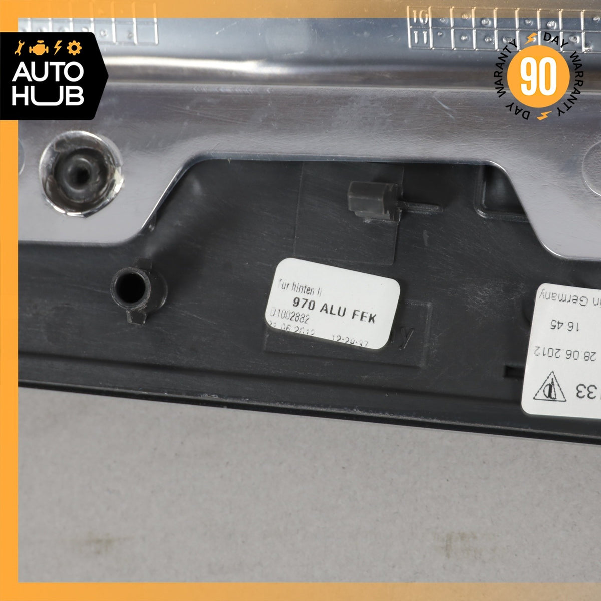 Porsche Panamera 970 Rear Left Driver Side Door Panel Molding 97055538305 OEM - photo 15