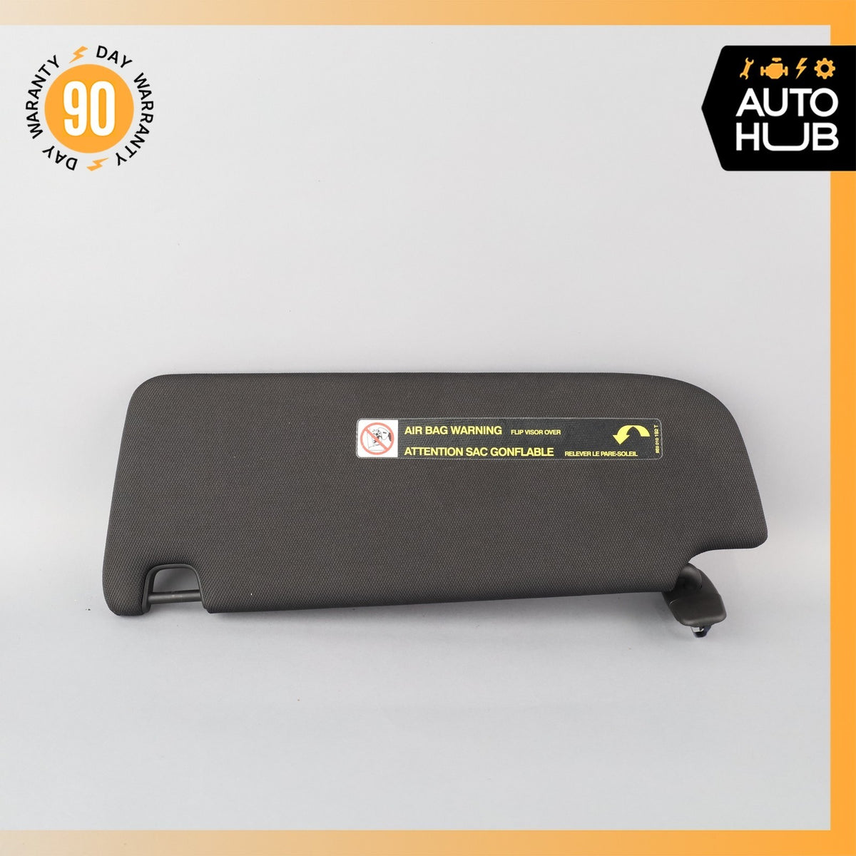 Audi 4G8 A7 Front Right Passenger Side Sunvisor Sun Visor Black 4G0857552A OEM - photo 3