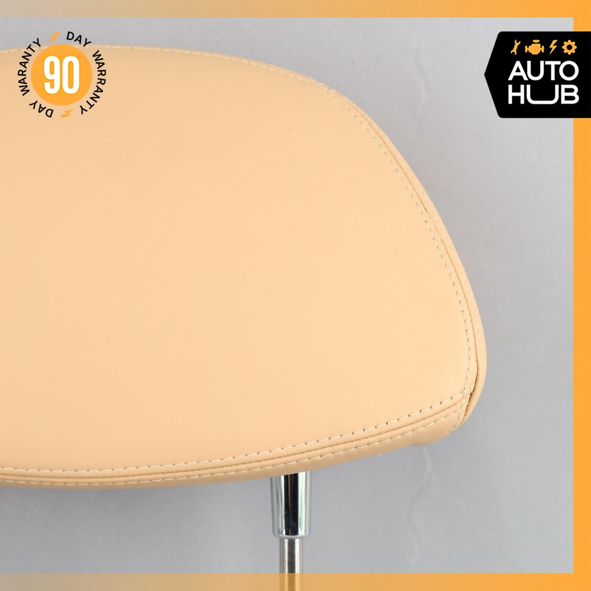 Bentley Arnage Front Left or Right Seat Headrest Head Rest Beige OEM 30k - photo 4