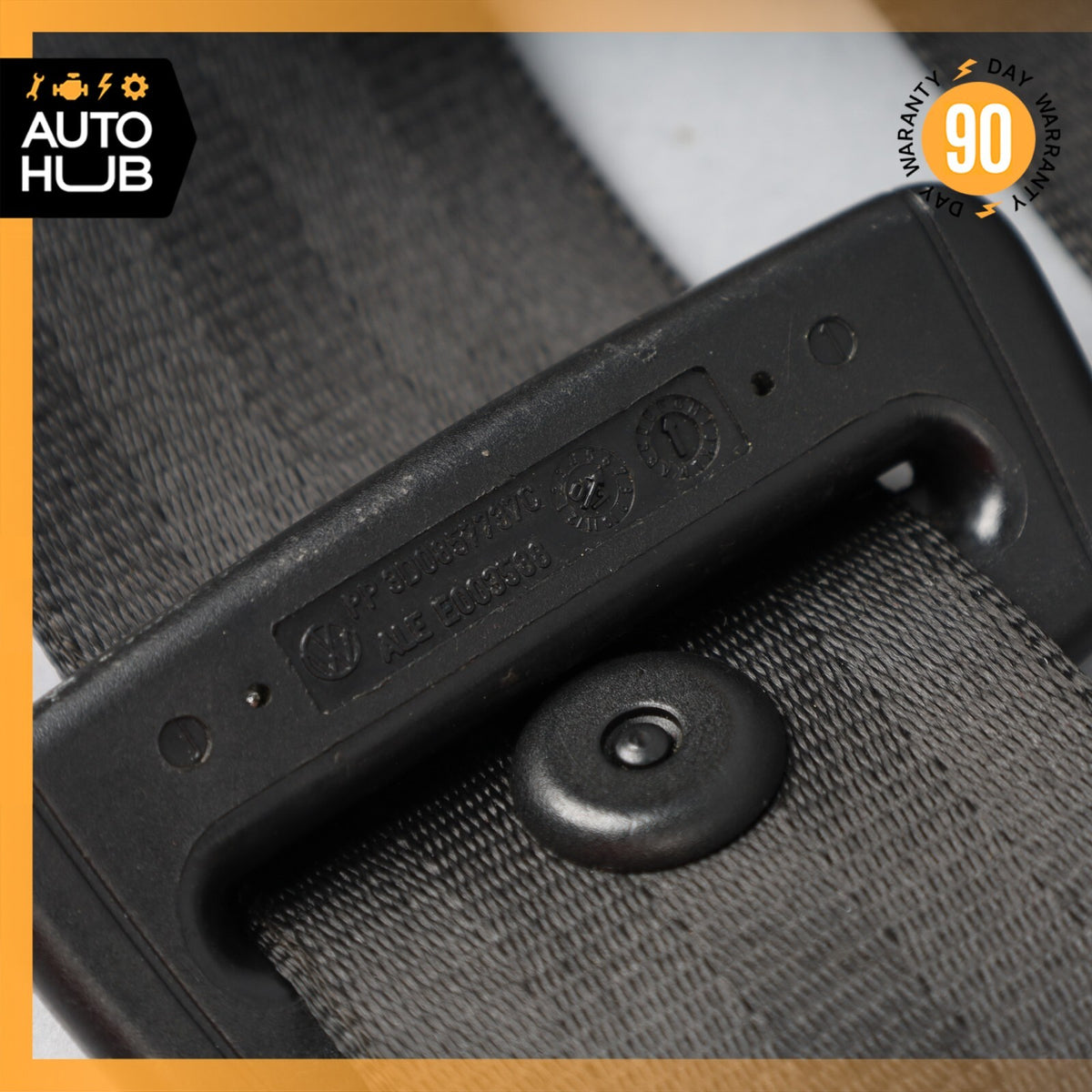 06-13 Bentley Continental Flying Spur Front Right Side Seat Belt Black OEM - photo 17