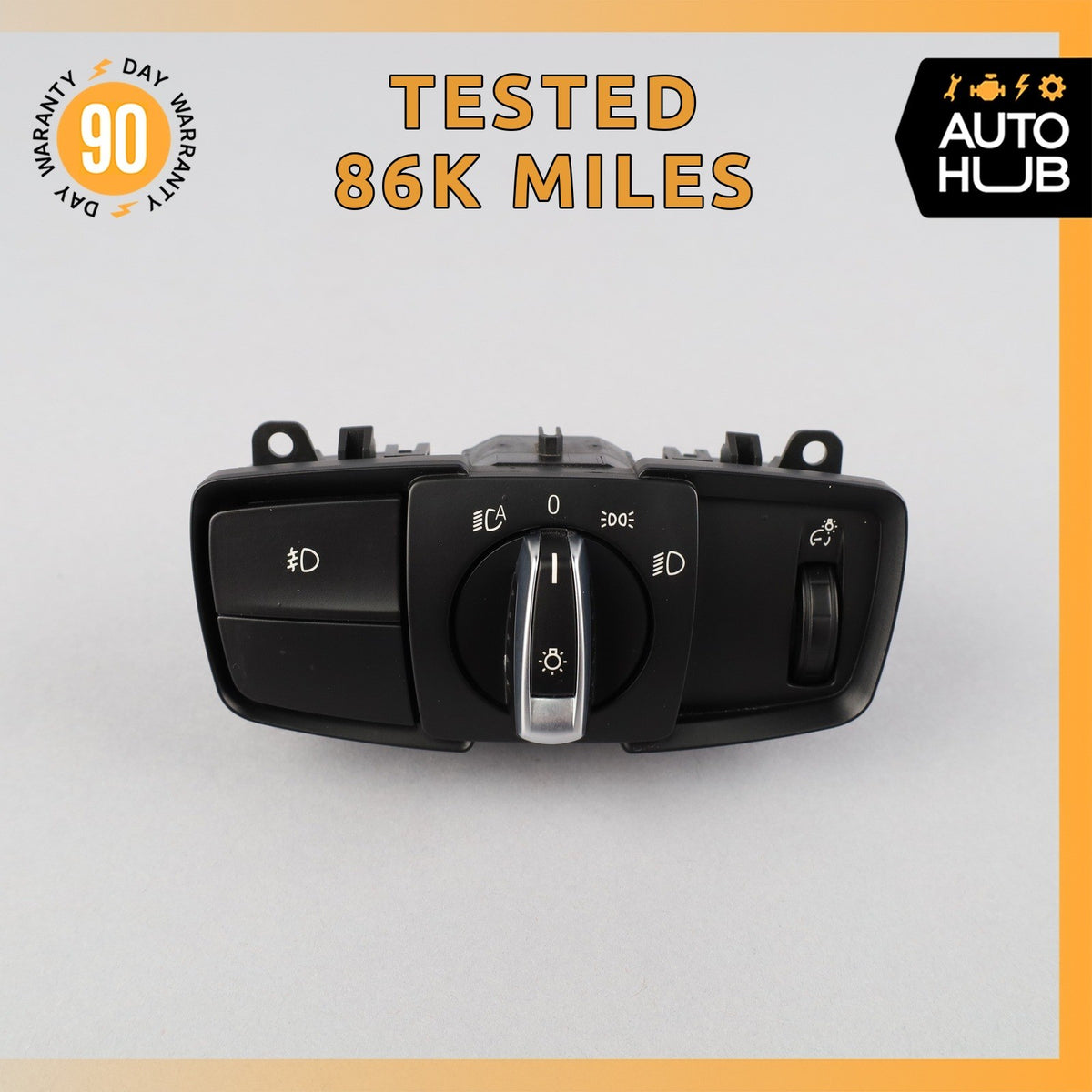 14-18 BMW F15 X5 Dash Headlight Head Light Control Switch 9311721 OEM - photo 1
