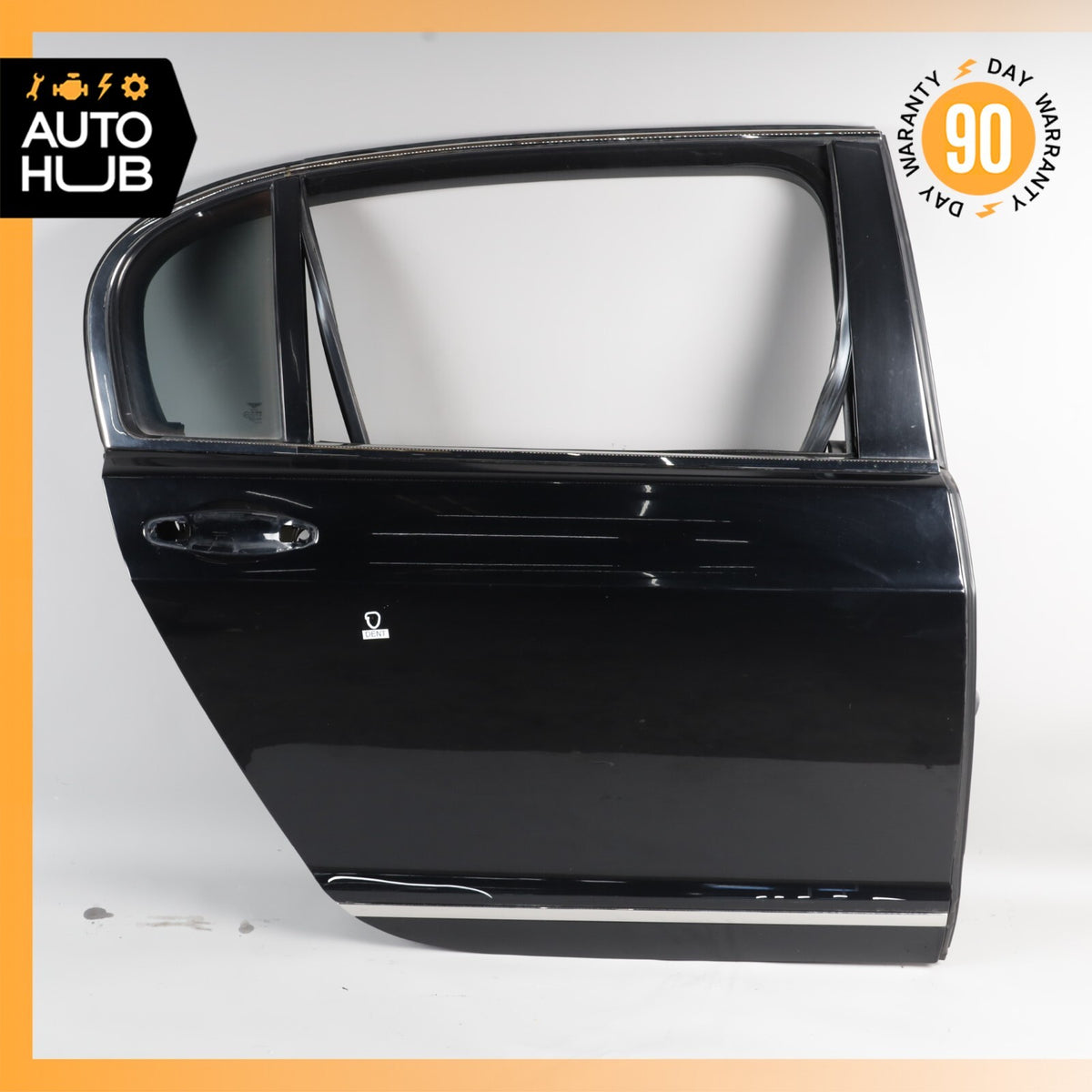 06-13 Bentley Continental Flying Spur Rear Right Side Door Shell Black OEM - photo 1