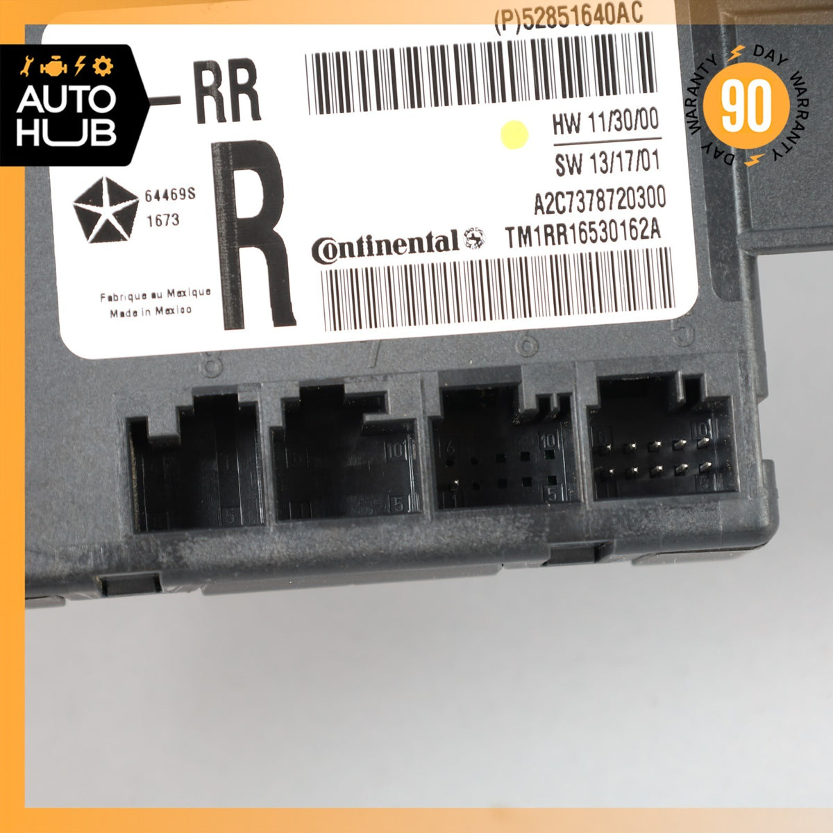 2014 Maserati Quattroporte M156 Rear Right Side Door Control Module OEM - photo 7