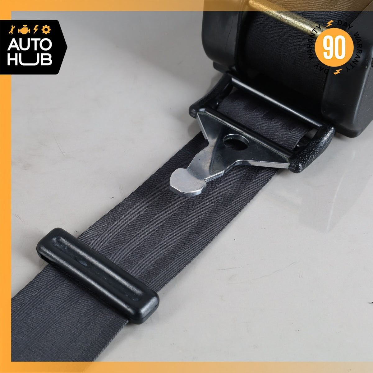 81-86 Rolls Royce Silver Spirit Spur / Bentley Mulsanne Rear Side Seat Belt OEM - photo 6