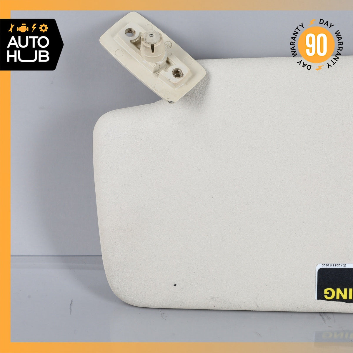 03-09 Mercedes W209 CLK500 CLK550 Convertible Right Side Sun Visor Sunvisor OEM - photo 8