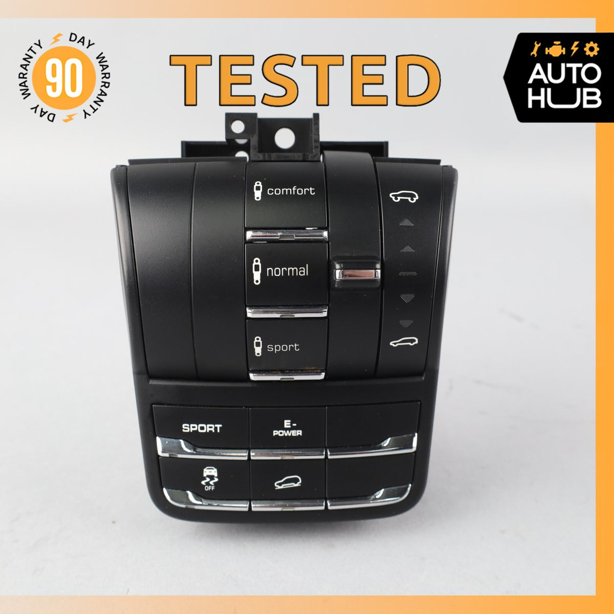11-14 Porsche Cayenne 958 Hybrid S Suspension Mode Selector Switch Panel OEM - photo 1