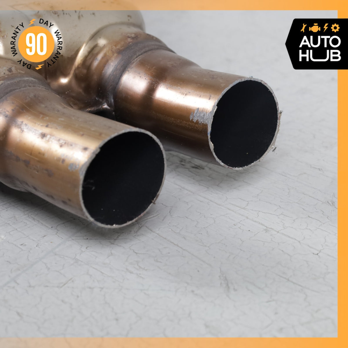 11-14 Porsche Cayenne 958 Hybrid S 3.0L V6 Center Exhaust Muffler OEM - photo 7
