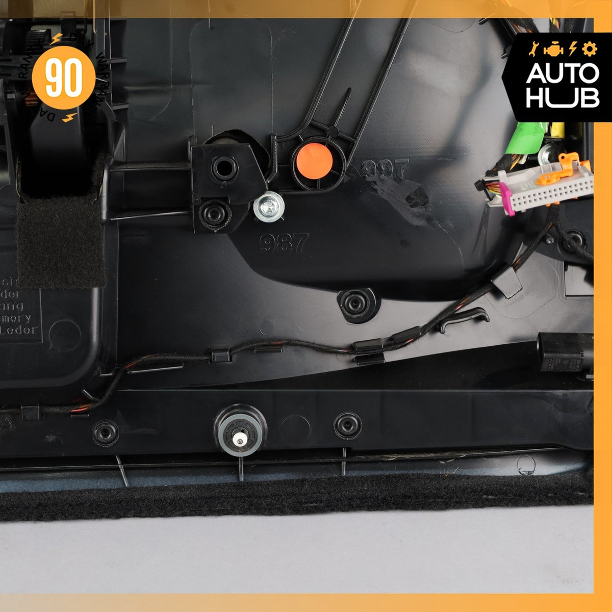 05-12 Porsche Boxster 987 Cayman Front Right Interior Door Panel Black OEM - photo 16