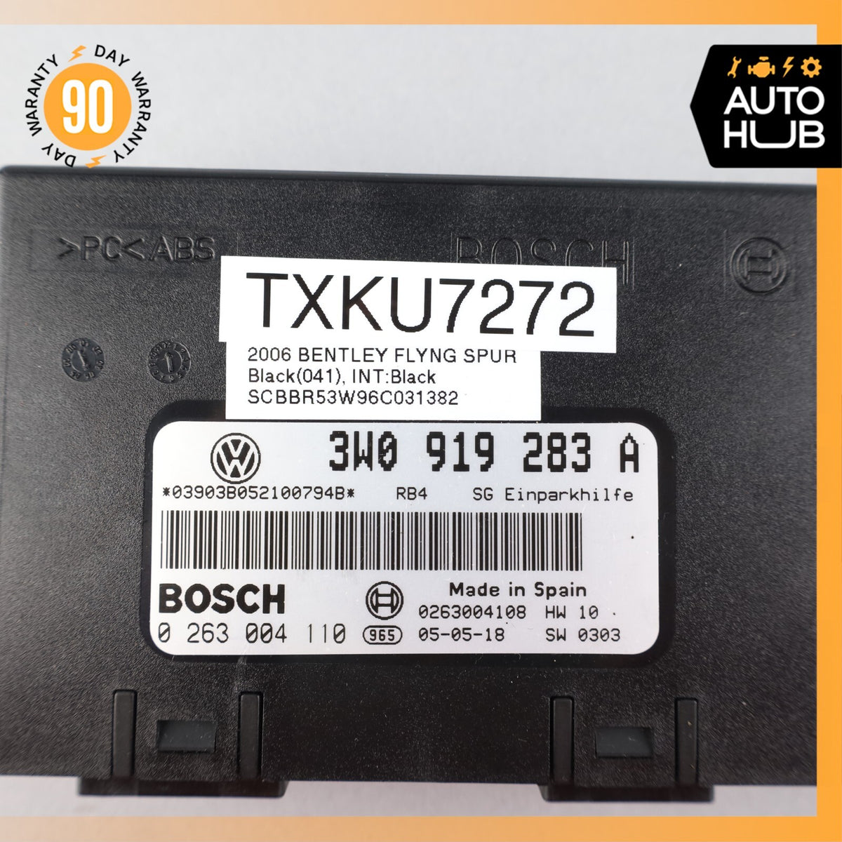 03-07 Bentley Continental Flying Spur Park Parking Assist Control Module OEM 78k - photo 8